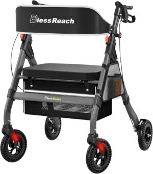 Experience Comfort and Stability: Our Review of the Foldable Rollator Walker