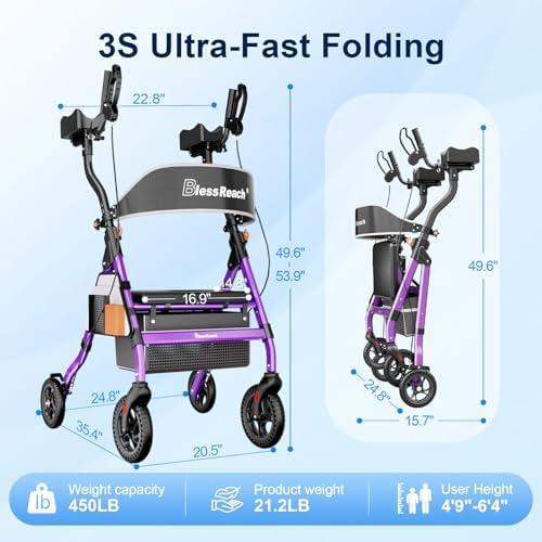 Exploring the Heavy Duty Upright Rollator: A Detailed‌ Review