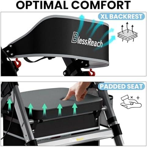 Experience‍ Comfort ‍and Stability: Our Review of the Foldable Rollator Walker